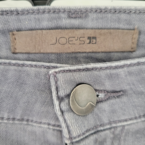 Joe's Jeans High Rise Skinny Ankle Lacey Sz 29 Faded Gray - Picture 3 of 13